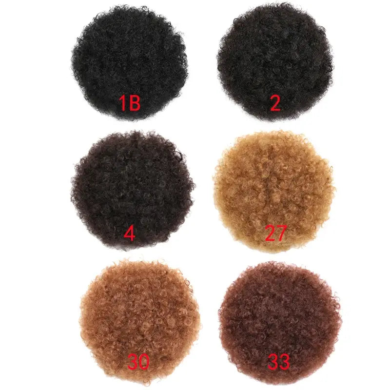 Elevate Your Look with Kinky Curly Drawstring Ponytails at Queenafro.com