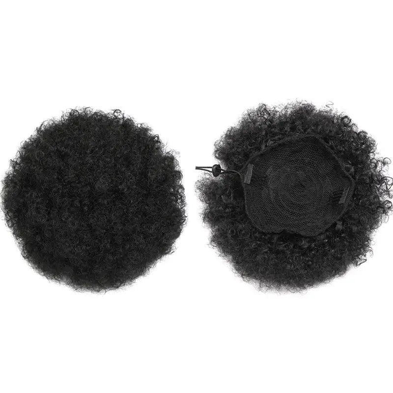 Elevate Your Look with Kinky Curly Drawstring Ponytails at Queenafro.com