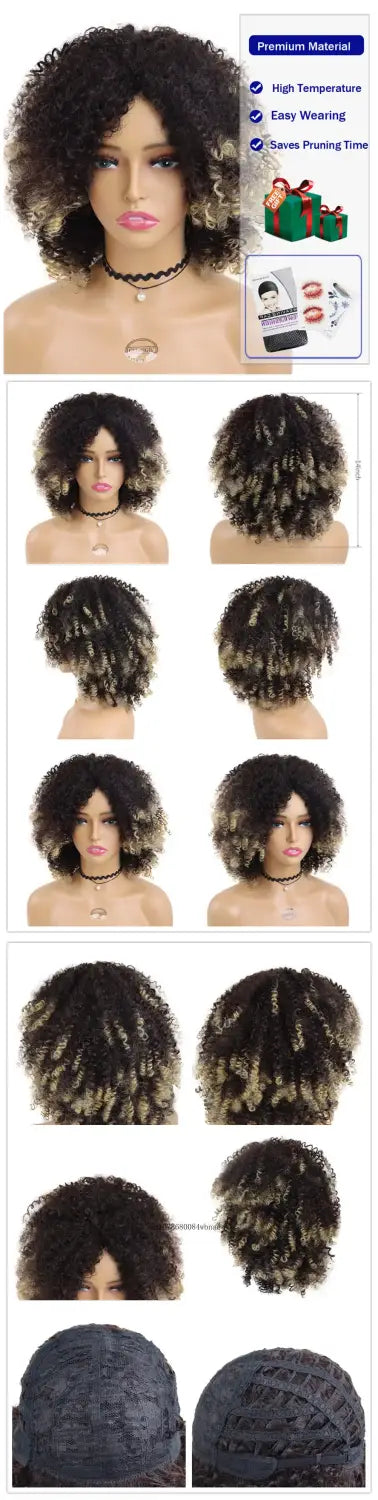 Discover Unique Afro Curly Synthetic Wigs and Fashion Styles at Queen Afro