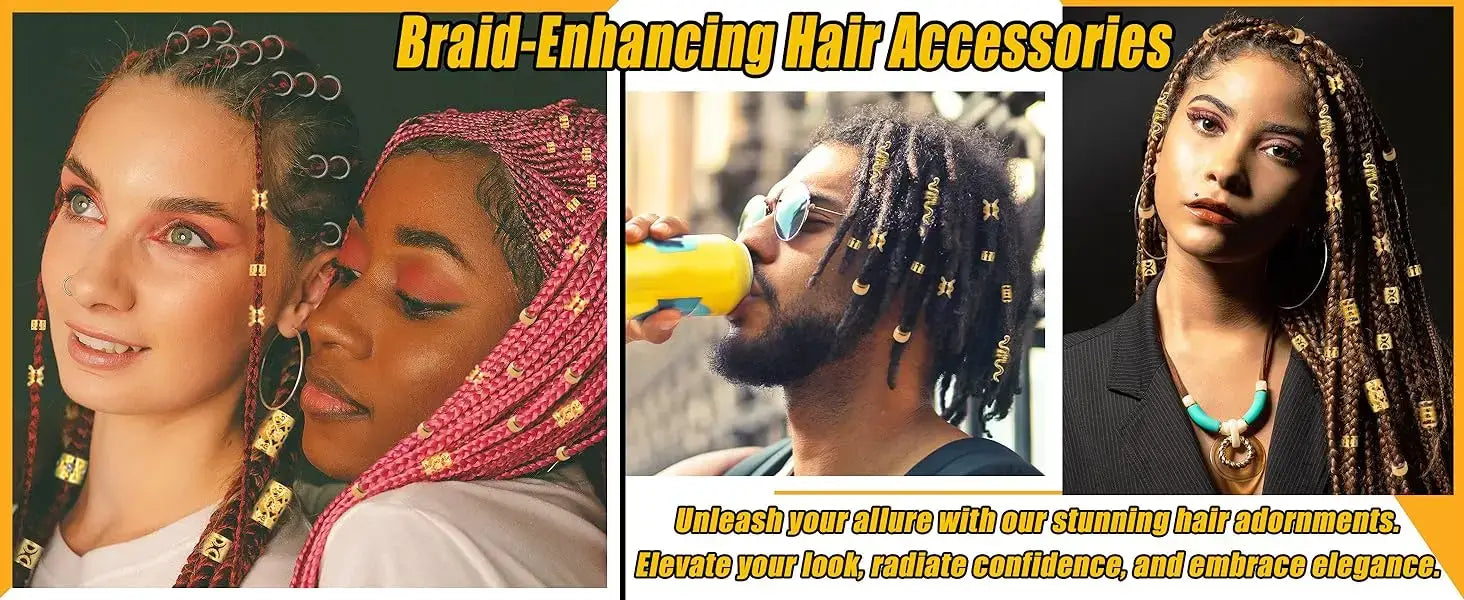 Explore Queen Afro’s Metal Hair Cuffs and Professional Hair Care Products