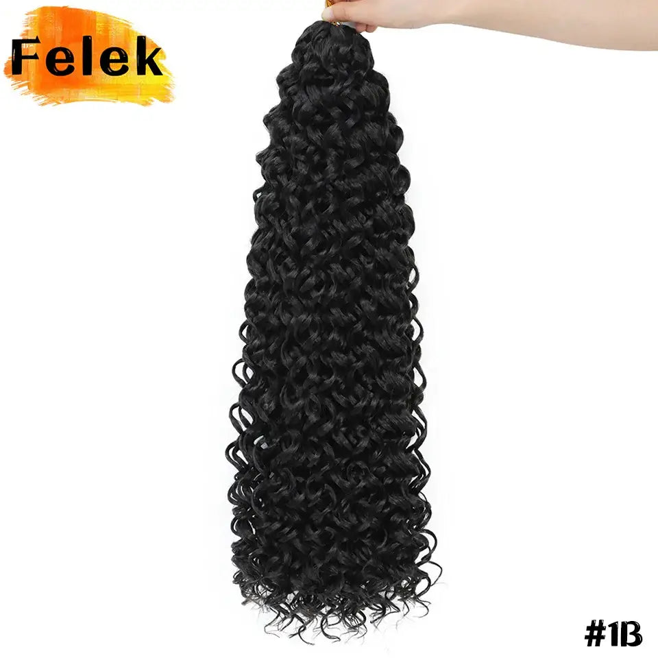 All Products: Elevate Your Style with Ocean Wave Braiding Creations - #1B / CHINA / 22INCHES | 7Pcs/Lot