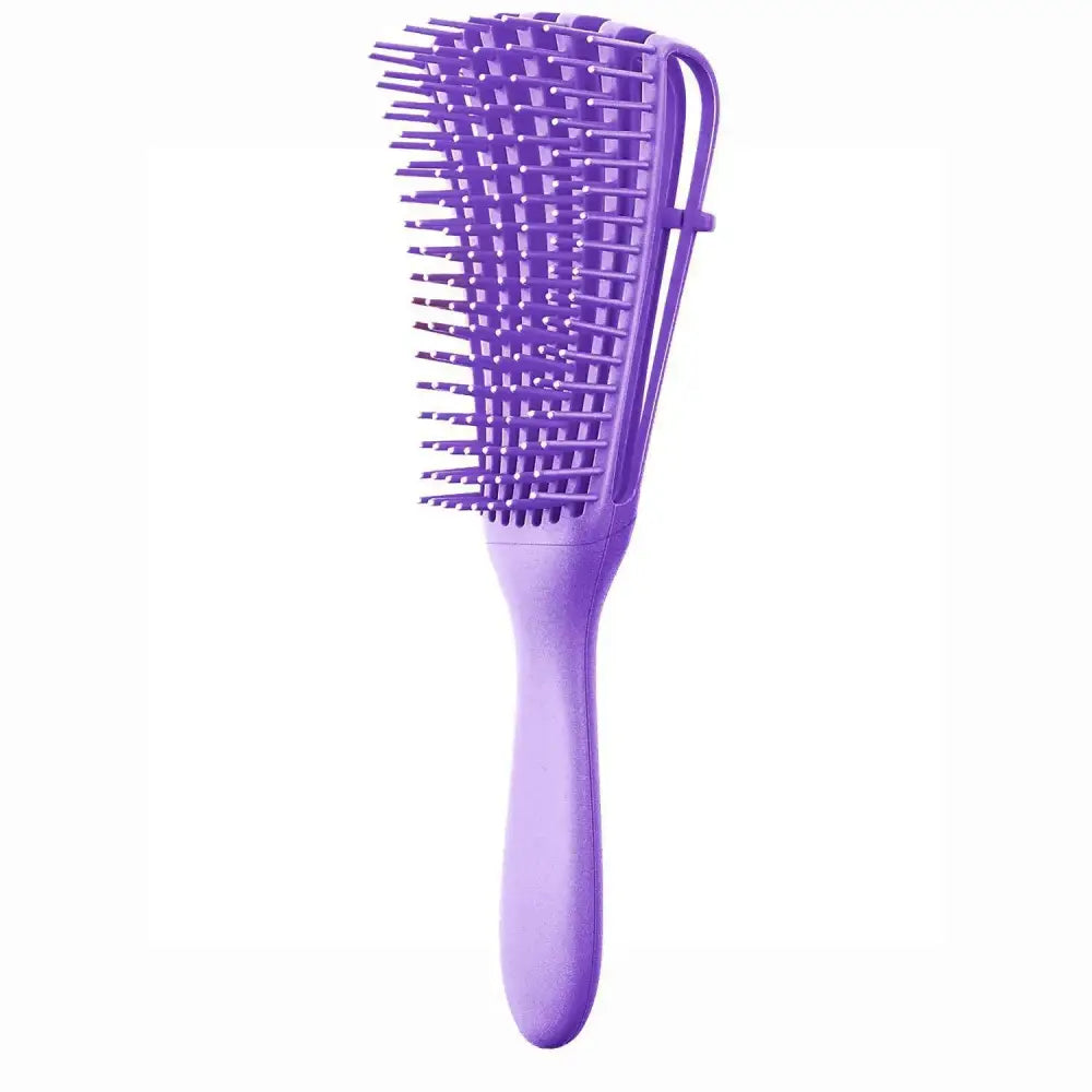 Curated Hair Care for All Your Needs: Detangling Hair Brush & More - Purple