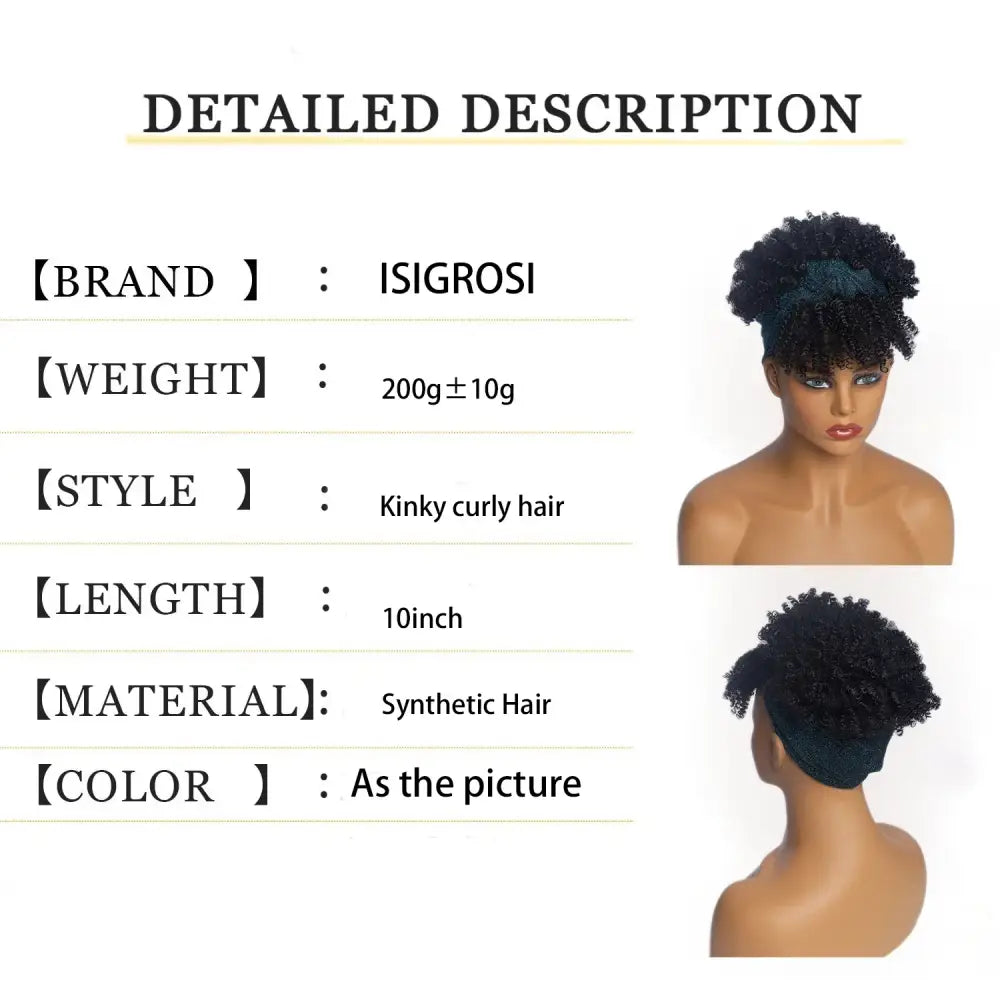 Discover Elegant Kinky Curly Headband Wigs for Radiant Style