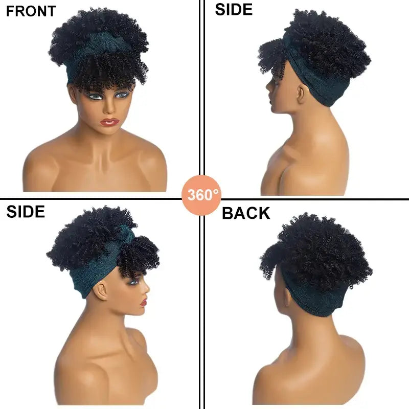 Discover Elegant Kinky Curly Headband Wigs for Radiant Style