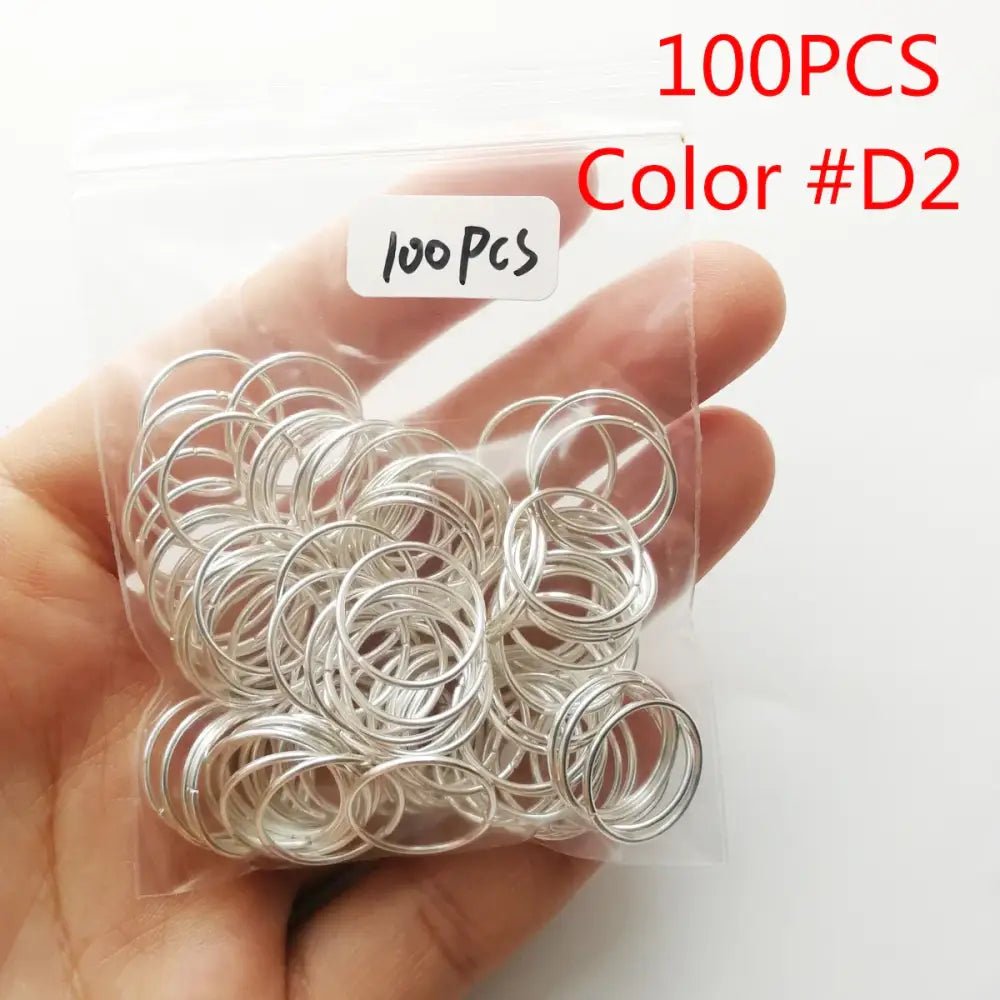 Discover Hair Care and Clip Rings for Beautiful Healthy Hair - 100PCS Color D2