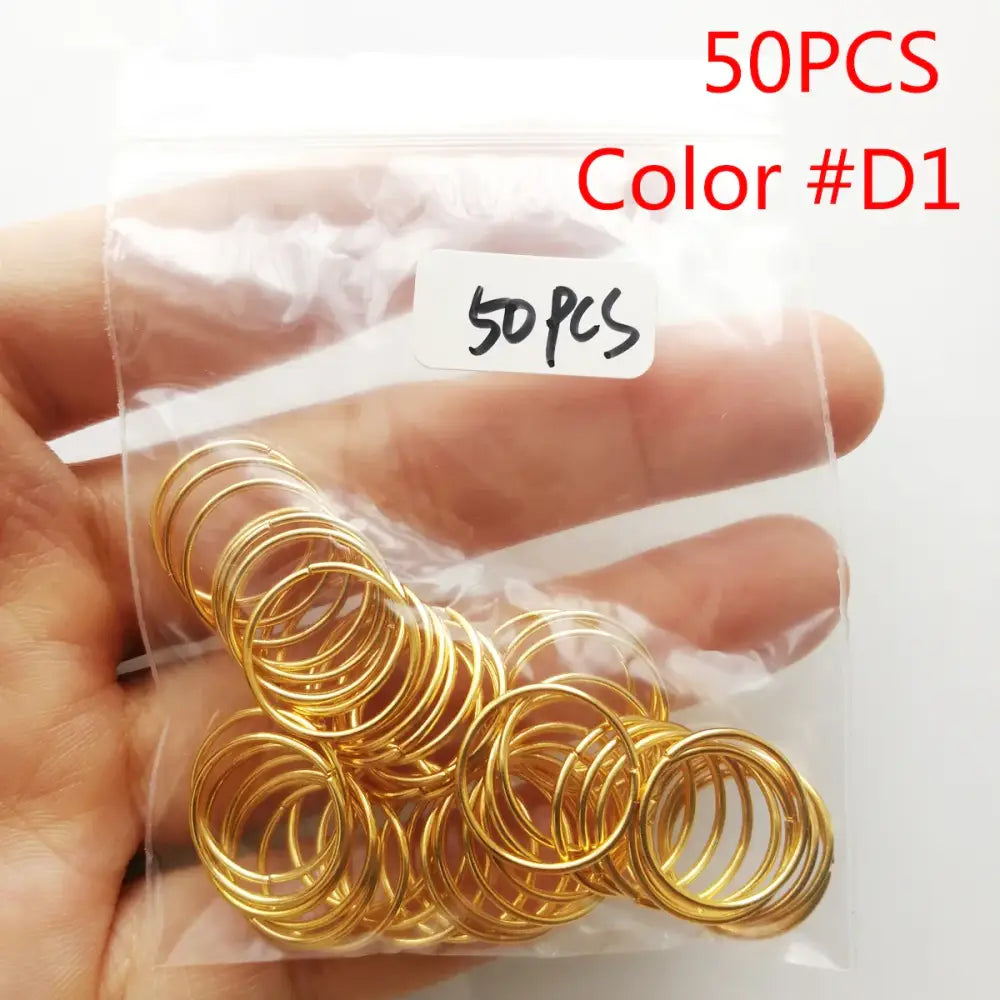 Discover Hair Care and Clip Rings for Beautiful Healthy Hair - 50PCS Color D1