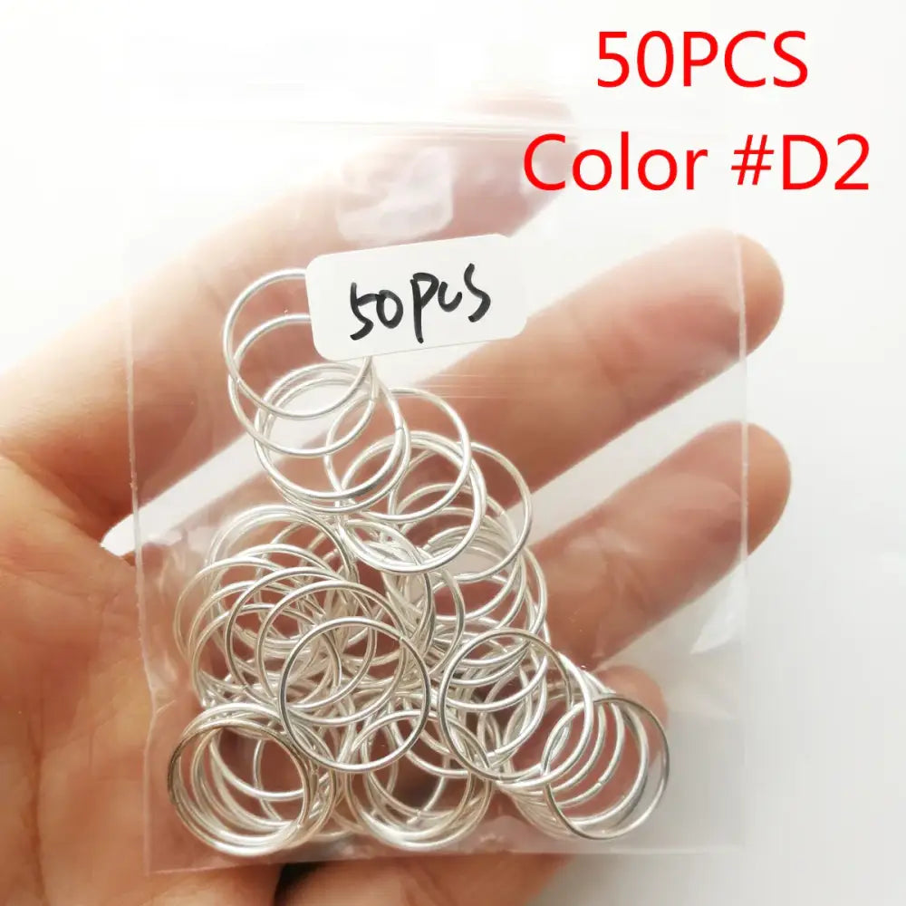 Discover Hair Care and Clip Rings for Beautiful Healthy Hair - 50PCS Color D2