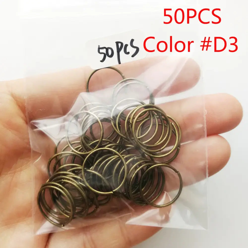 Discover Hair Care and Clip Rings for Beautiful Healthy Hair - 50PCS Color D3