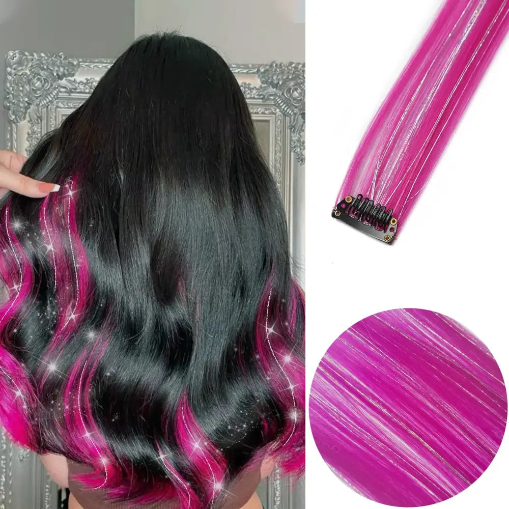 Discover Queen Afro’s New Hair Extensions and Colored Party Highlights - JFP-T-A16-6pcs / 22INCHES