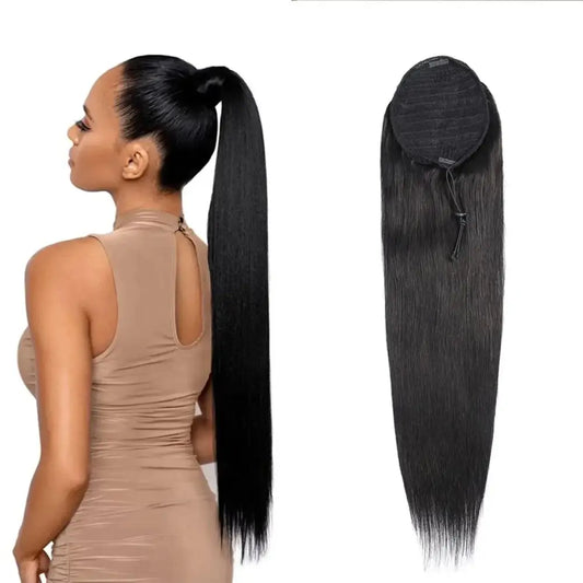 Discover Stunning Human Hair Ponytail and New Arrivals at Queen Afro - Natural Color / 6 Months With Proper Care