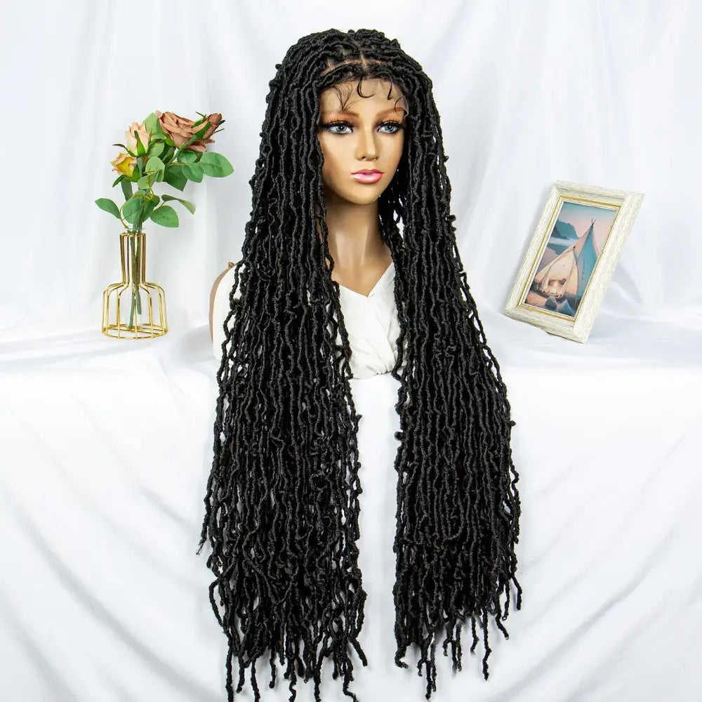 Discover Stunning Lace Braided Wigs and Beauty Essentials Today - 1B / 36inches