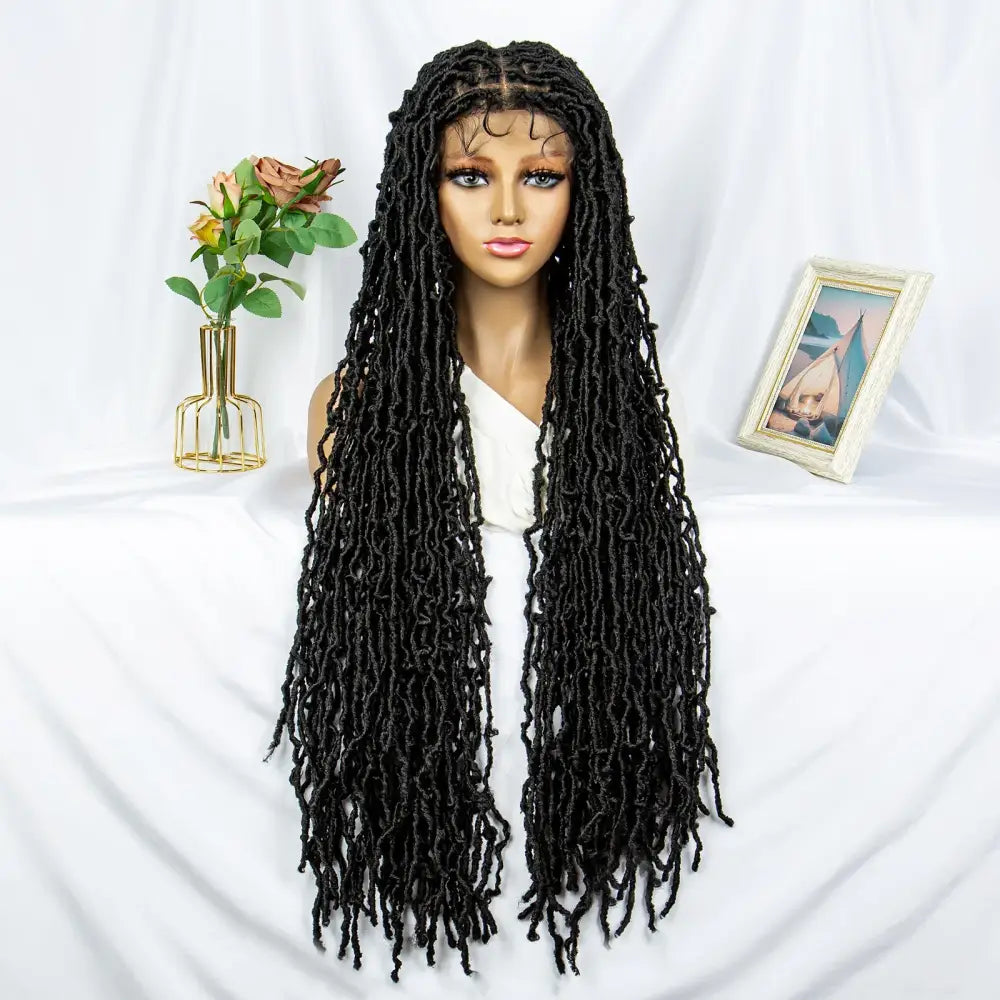 Discover Stunning Lace Braided Wigs and Beauty Essentials Today - 1B / 36inches