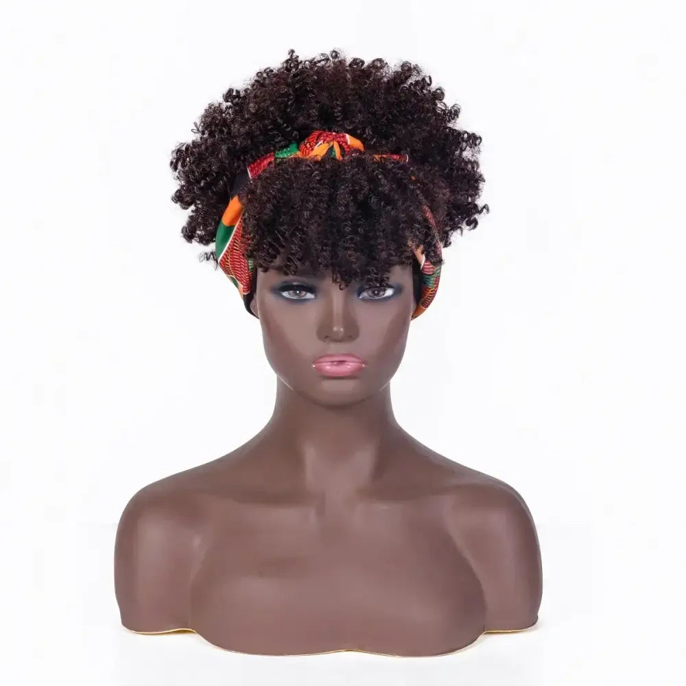 Discover Trendy Kinky Curly Headband Wigs in Our New Arrivals - J261-G / 10inches