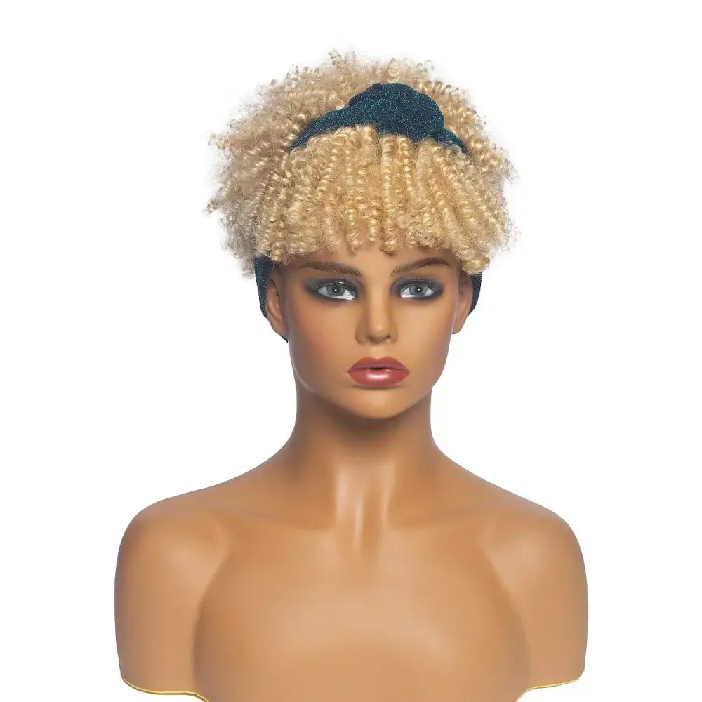 Discover Trendy Kinky Curly Headband Wigs in Our New Arrivals - J261-J / 10inches