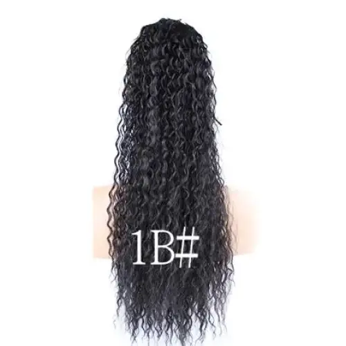 Elegant Synthetic Drawstring Ponytails for Every Style and Occasion - #1B / 18inches