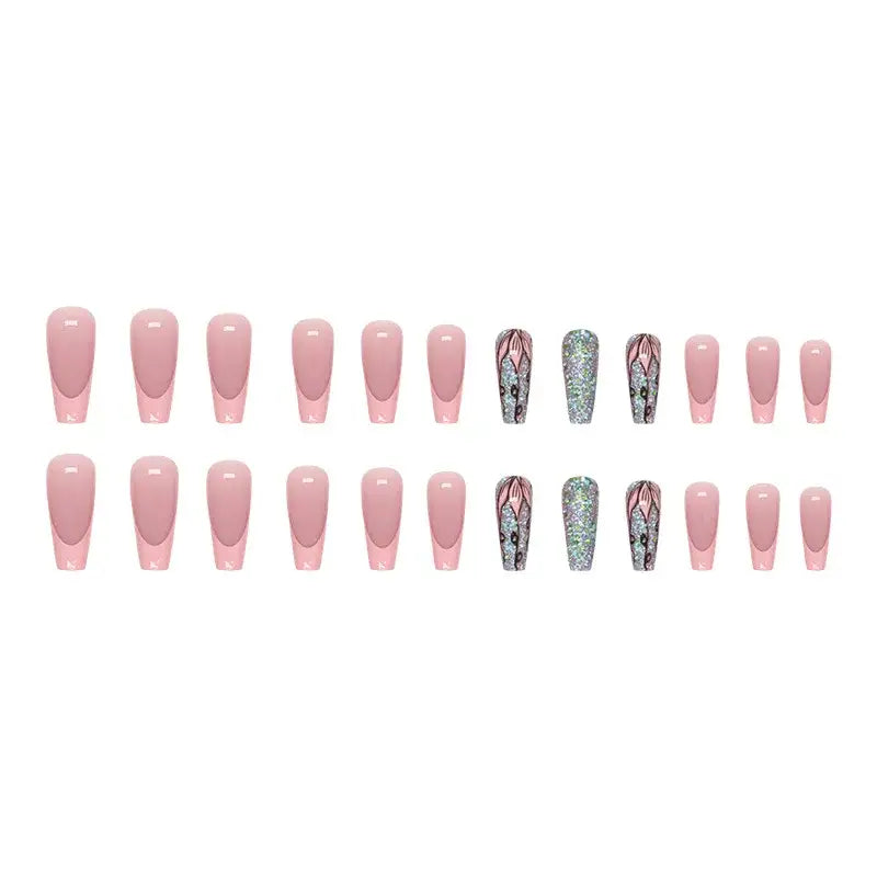 Elevate Your Beauty with Our Pop Flash Nail Set Collection - QH-W1164