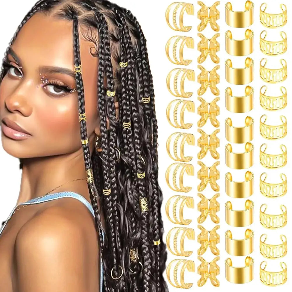 Elevate Your Hair Game with Elegant Gold Hair Jewelry