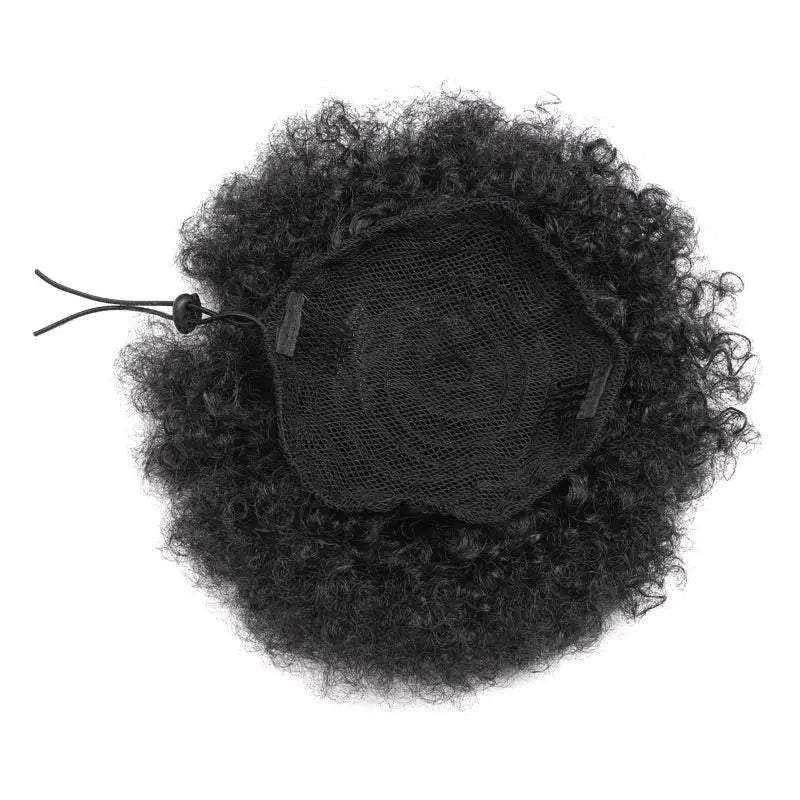 Elevate Your Look with Kinky Curly Drawstring Ponytails at Queenafro.com