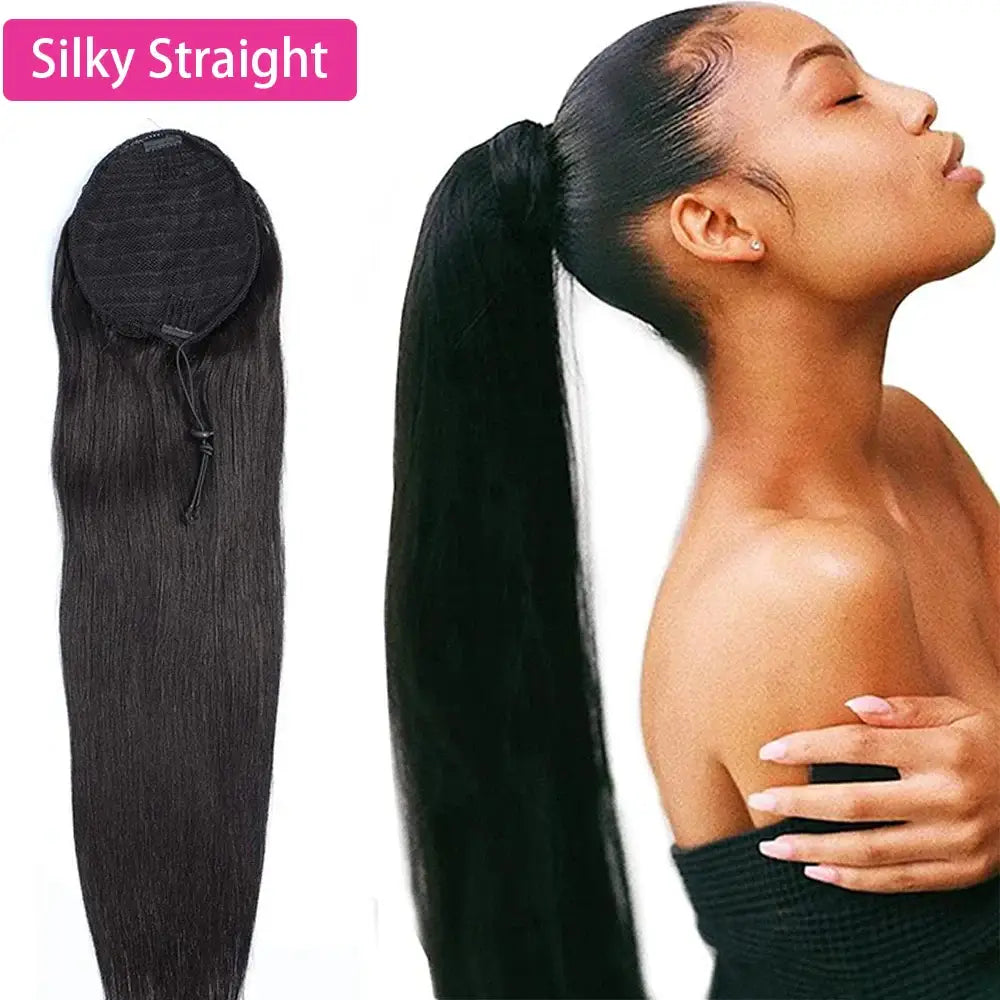 Elevate Your Look with New Kinky Curly Human Hair Styles - Draw Straight / 1Pcs/Lot / CHINA | 16inch