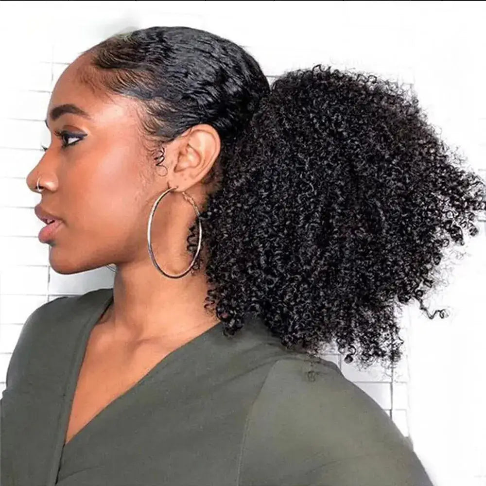 Elevate Your Look with Our Curly Drawstring Ponytail Collection