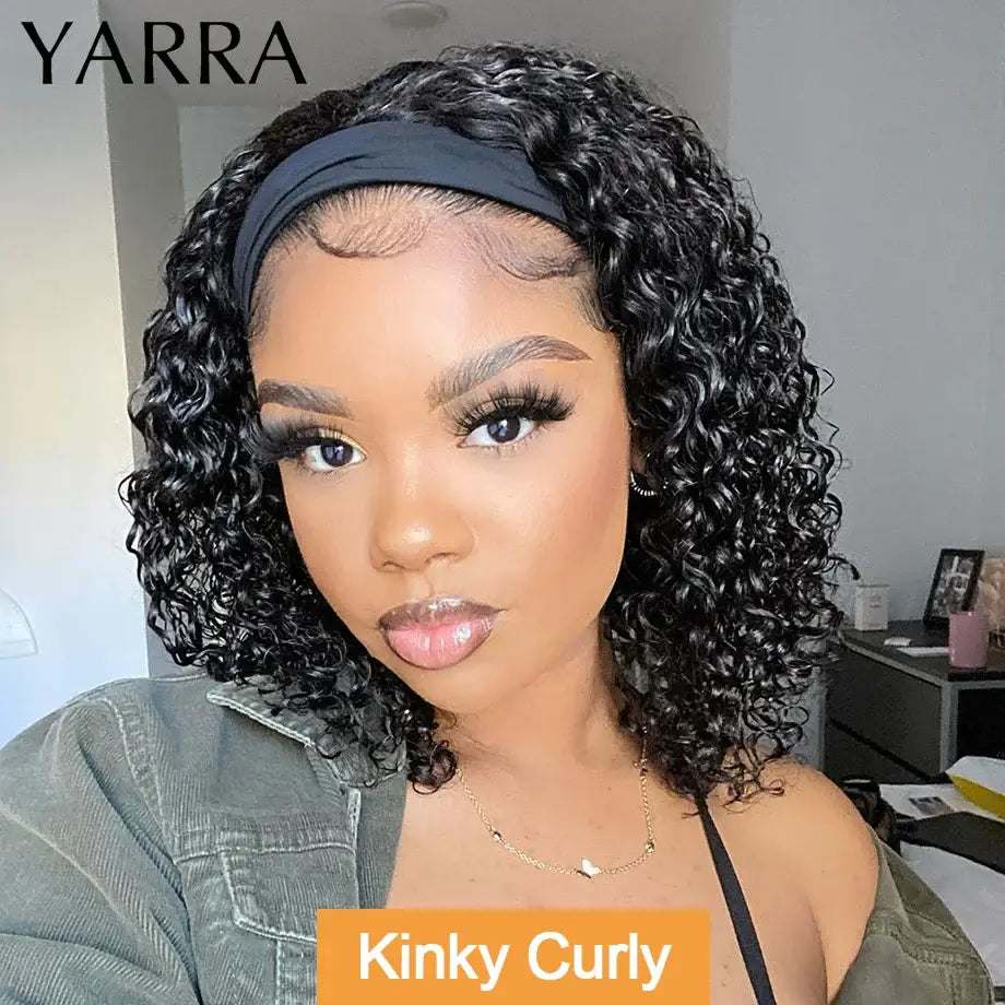 Elevate Your Look with Our Kinky Curly Headbands and Haircare Products - Kinky Curly / 14inches / 180 Density