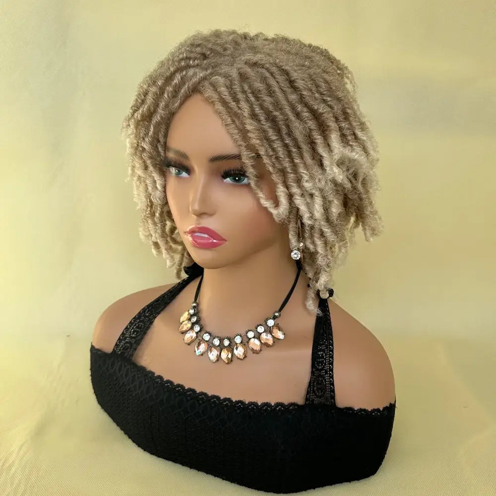 Elevate Your Look with Our Short Dreadlock Wigs at Queen Afro - 27-613