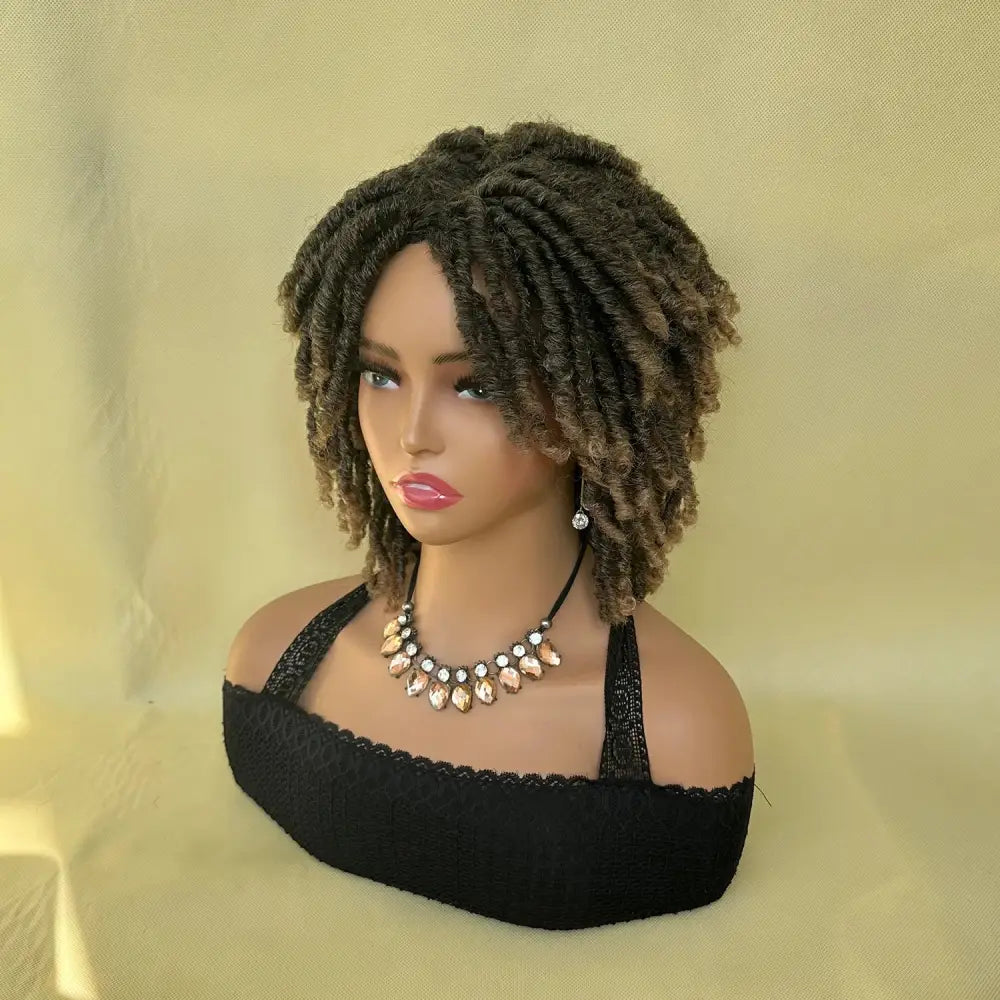 Elevate Your Look with Our Short Dreadlock Wigs at Queen Afro - T27