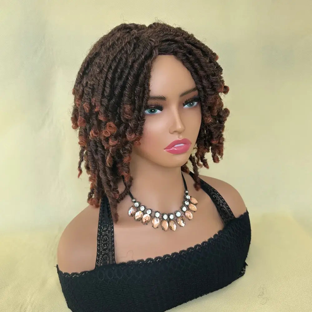 Elevate Your Look with Our Short Dreadlock Wigs at Queen Afro - T350