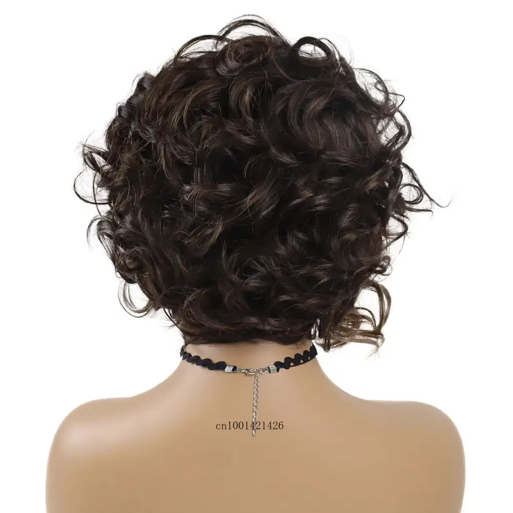 Elevate Your Look with Trendy Short Curly Synthetic Wigs by Queen Afro - Muli Color