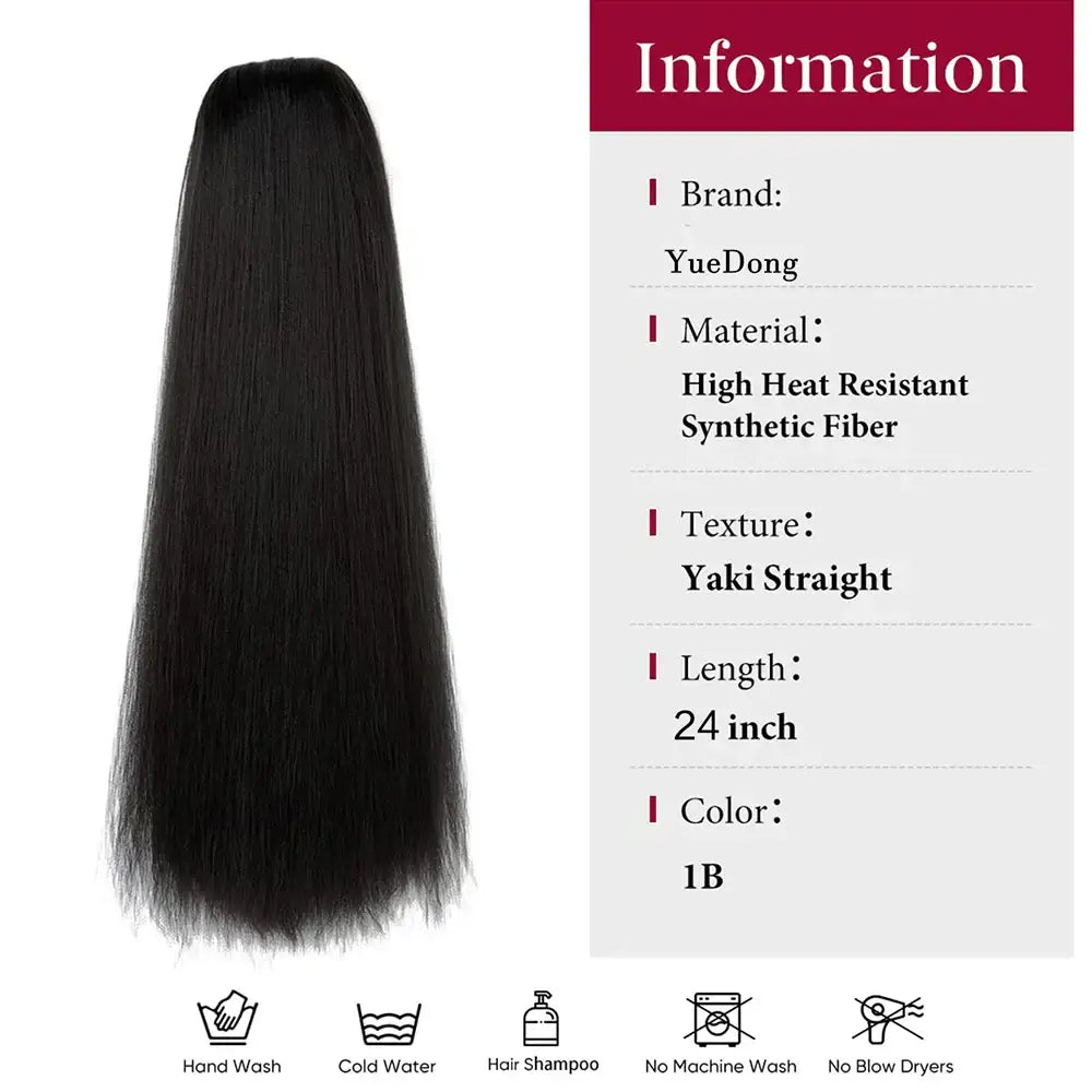 Elevate Your Look with Yaki Straight Drawstring Ponytails and More