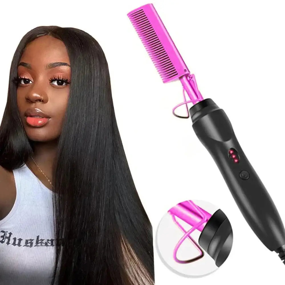 Elevate Your Routine with Our Premium Hair Tools and Care Products - Pink with box