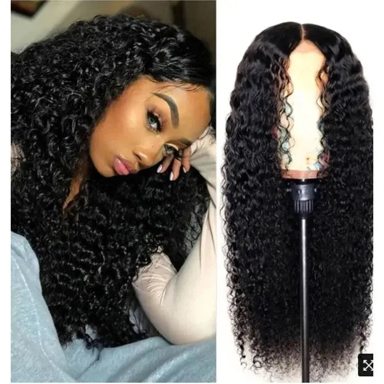 Elevate Your Style with Long Curly and Matte Afro Wigs - KC1007