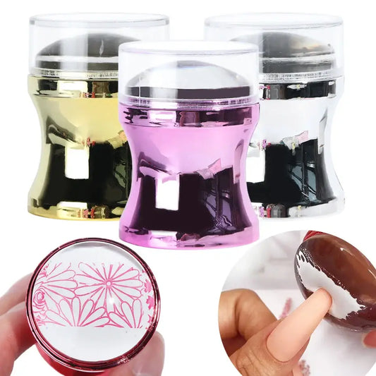 Elevate Your Style with Our Jelly Silicone Nail Stamper Set