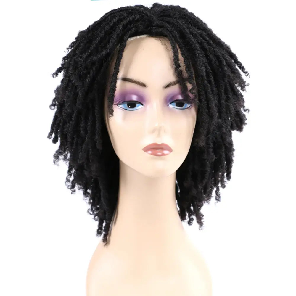 Elevate Your Style with Our New Short Dreadlock Wig Collection - #1B