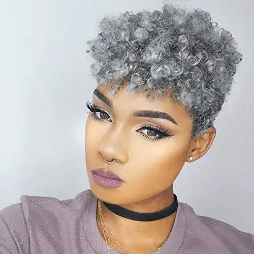 Elevate Your Style with Our Ombre Gray Pixie Wigs and New Arrivals - 9183