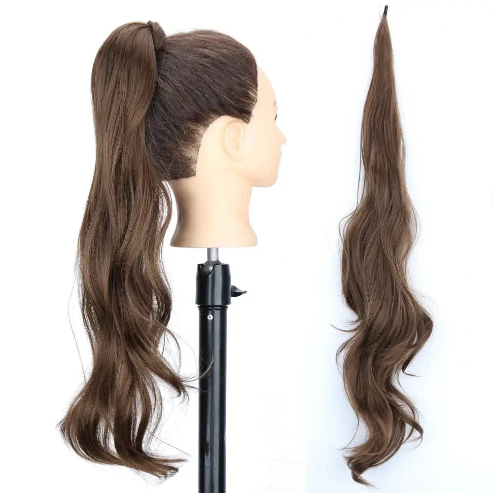 Elevate Your Style with Our Synthetic Wrap-Around Ponytail Collection - 12 / 30inches