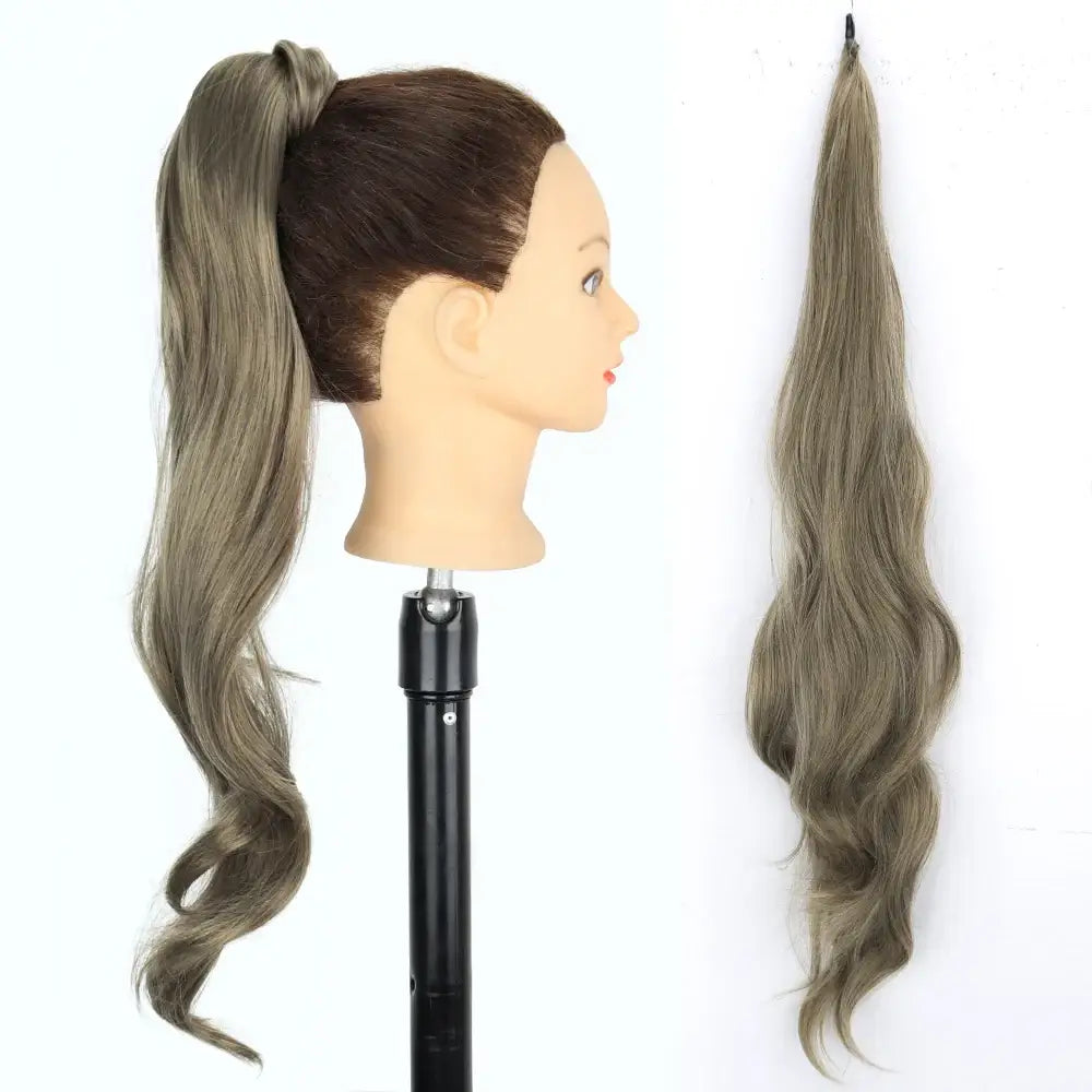 Elevate Your Style with Our Synthetic Wrap-Around Ponytail Collection - T8-25 / 30inches