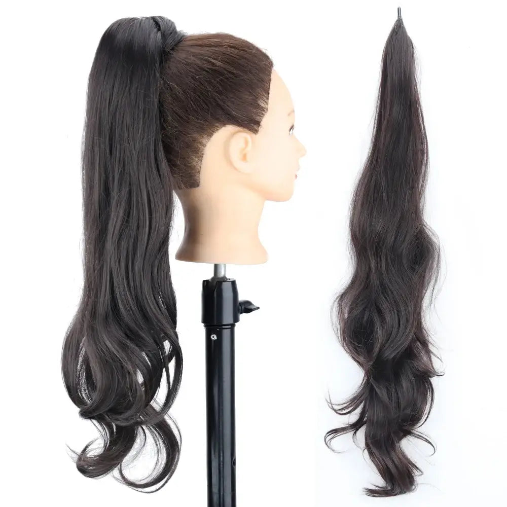 Elevate Your Style with Our Synthetic Wrap-Around Ponytail Collection - 2 / 30inches