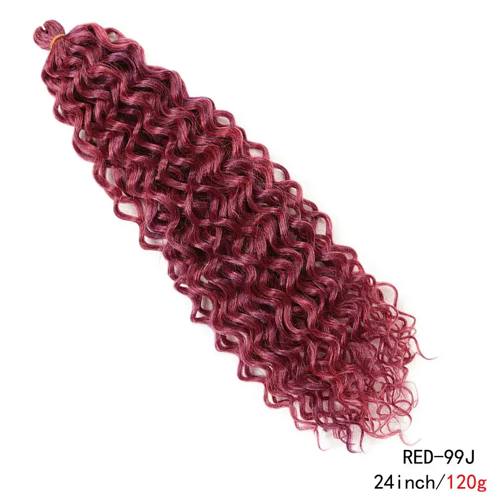 Elevate Your Style with Premium Synthetic Crochet Braiding Hair - RED-99J / CHINA / 18inches | 1Pcs/Lot