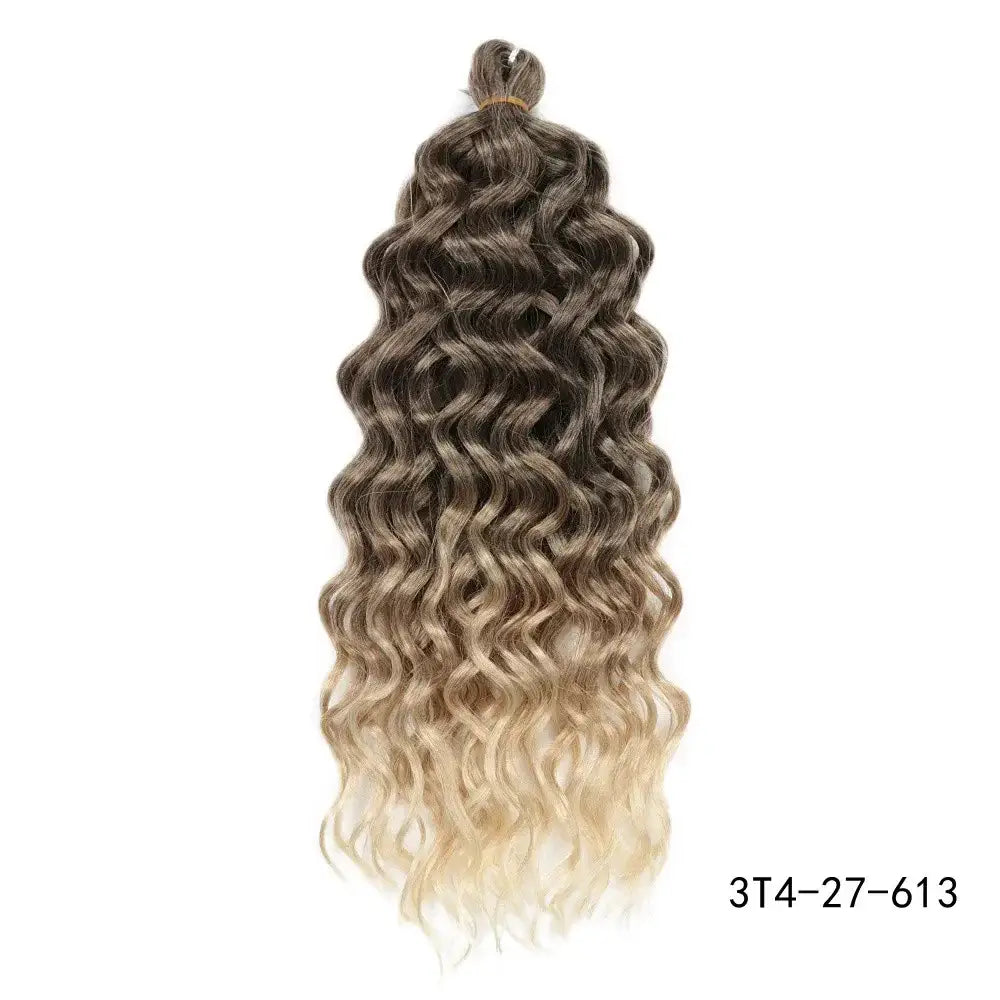 Elevate Your Style with Premium Synthetic Crochet Braiding Hair - 3T4-27-613 / CHINA / 18inches | 1Pcs/Lot