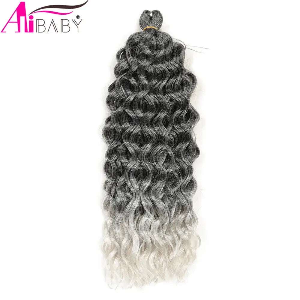 Elevate Your Style with Premium Synthetic Crochet Braiding Hair - TGREY / CHINA / 18inches | 1Pcs/Lot