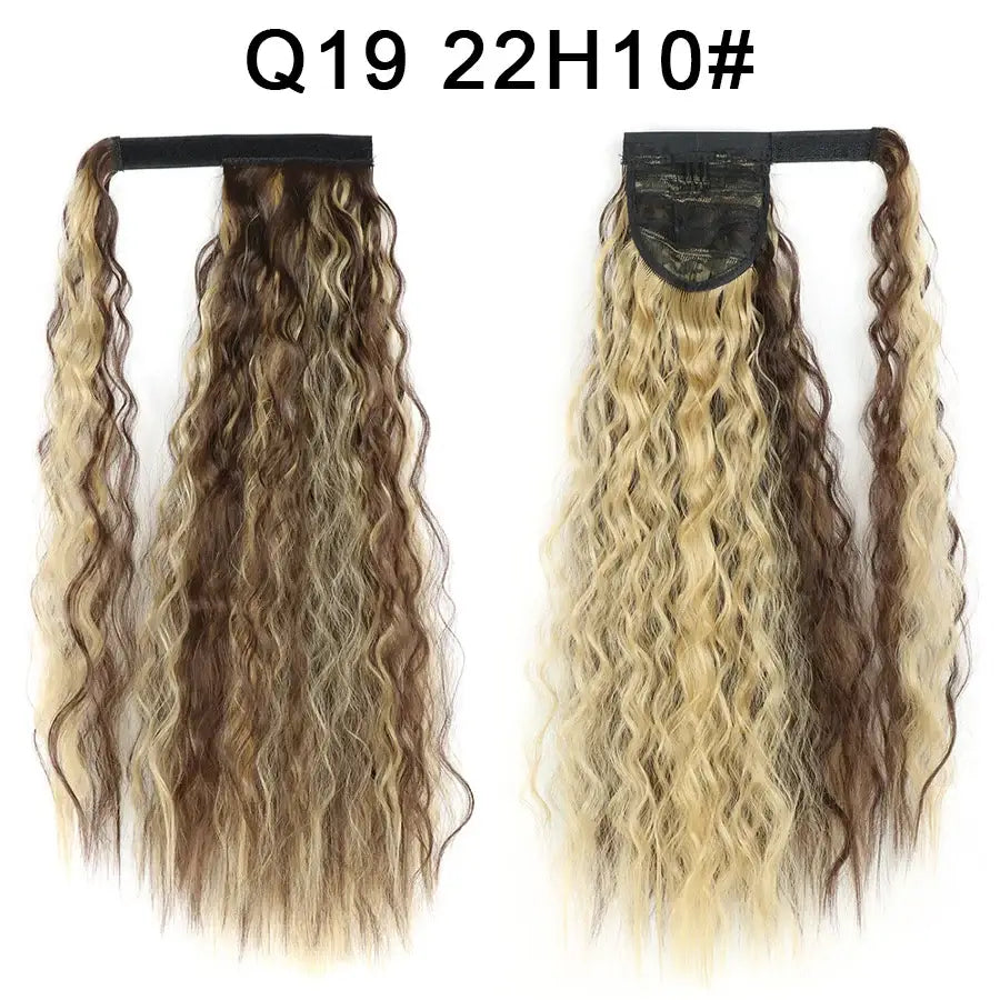 Elevate Your Style with Queen Afro Clip-In Ponytail Extensions - Q19-22H10 / 22INCHES