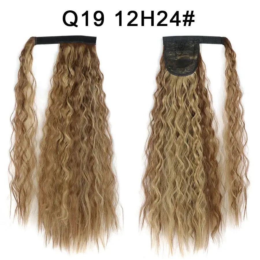 Elevate Your Style with Queen Afro Clip-In Ponytail Extensions - Q19-12H24 / 22INCHES