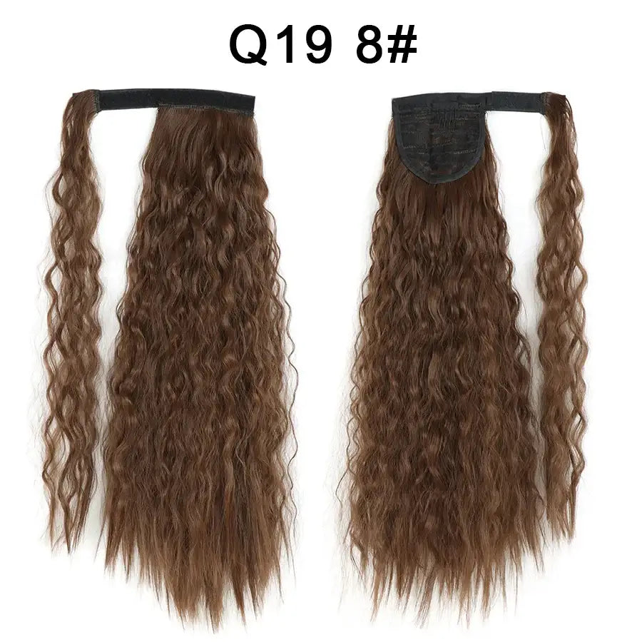 Elevate Your Style with Queen Afro Clip-In Ponytail Extensions - Q1Q19-8 / 22INCHES