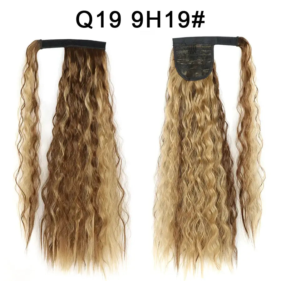 Elevate Your Style with Queen Afro Clip-In Ponytail Extensions - Q19-9H19 / 22INCHES