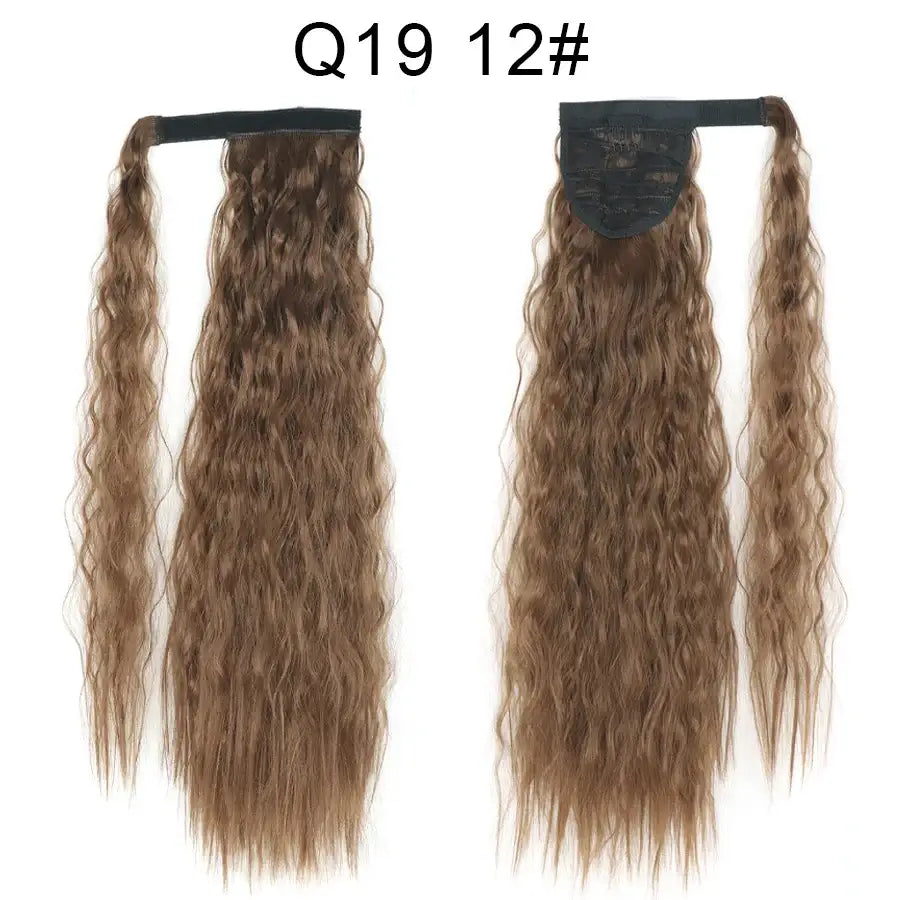 Elevate Your Style with Queen Afro Clip-In Ponytail Extensions - Q19-12 / 22INCHES