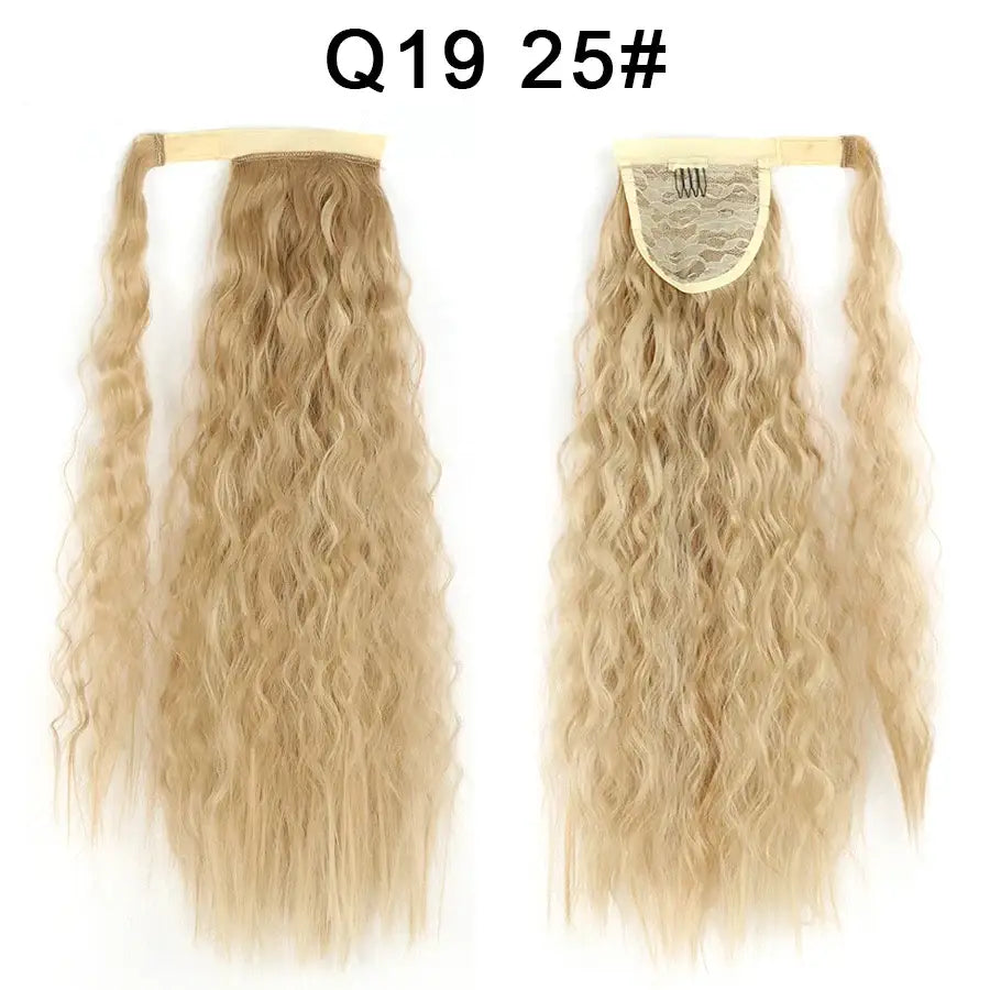 Elevate Your Style with Queen Afro Clip-In Ponytail Extensions - Q19-25 / 22INCHES