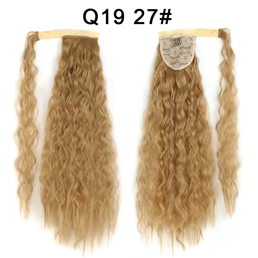 Elevate Your Style with Queen Afro Clip-In Ponytail Extensions - Q19-27 / 22INCHES