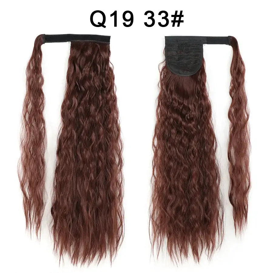 Elevate Your Style with Queen Afro Clip-In Ponytail Extensions - Q19-33 / 22INCHES