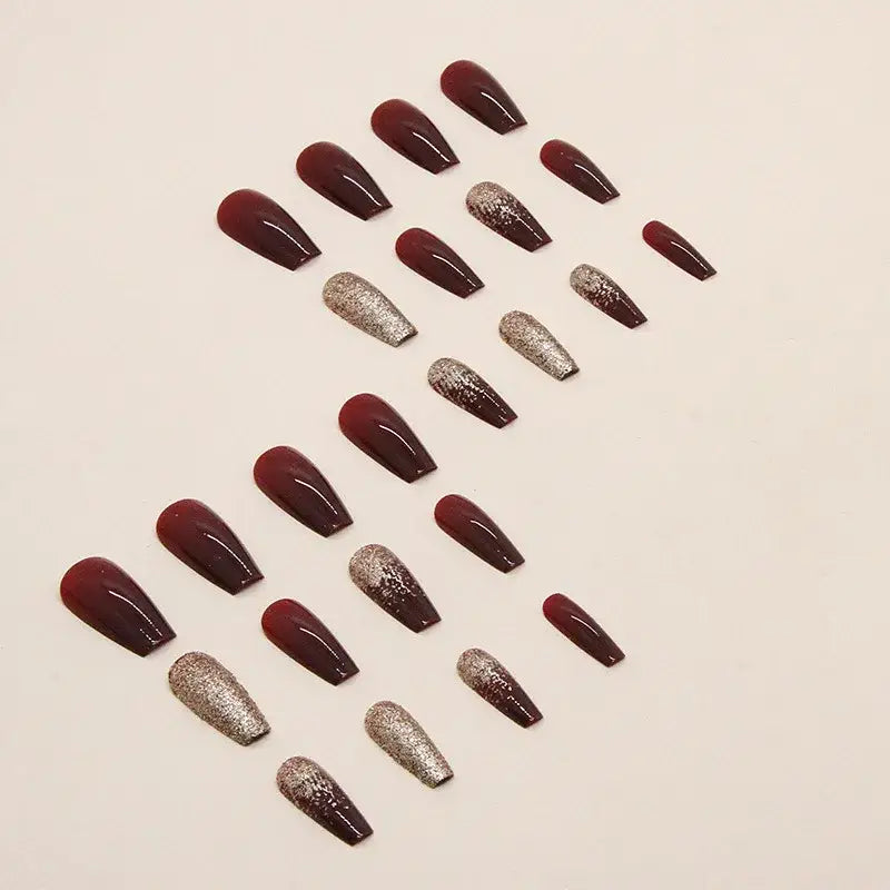 Elevate Your Style with Queen Afro’s Glitter Nail Set Collection - QHW441